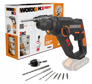 Príklepová vŕtačka Worx SDS Plus 20 W